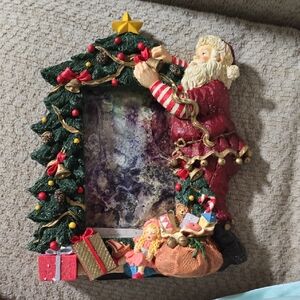 Festive Santa Christmas Photo Frame